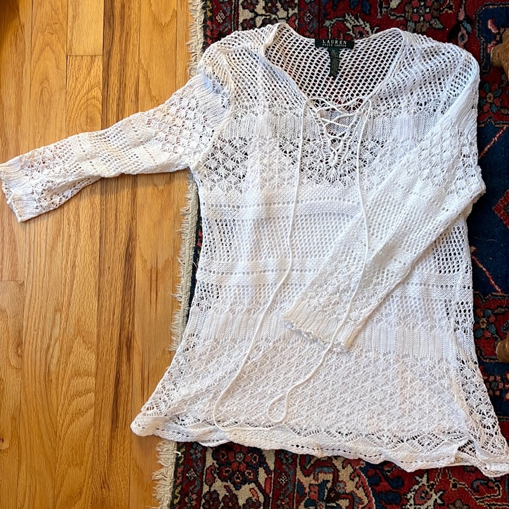 LAUREN Ralph Lauren Knit Sweater with Tank Attached